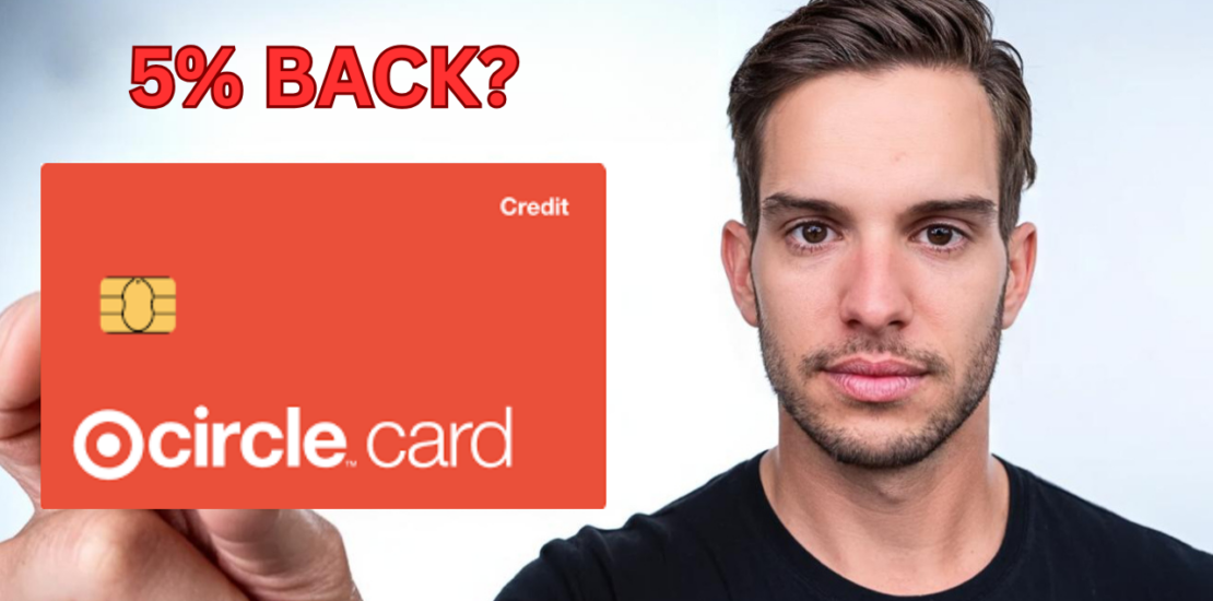 Michael holding the target circle card.